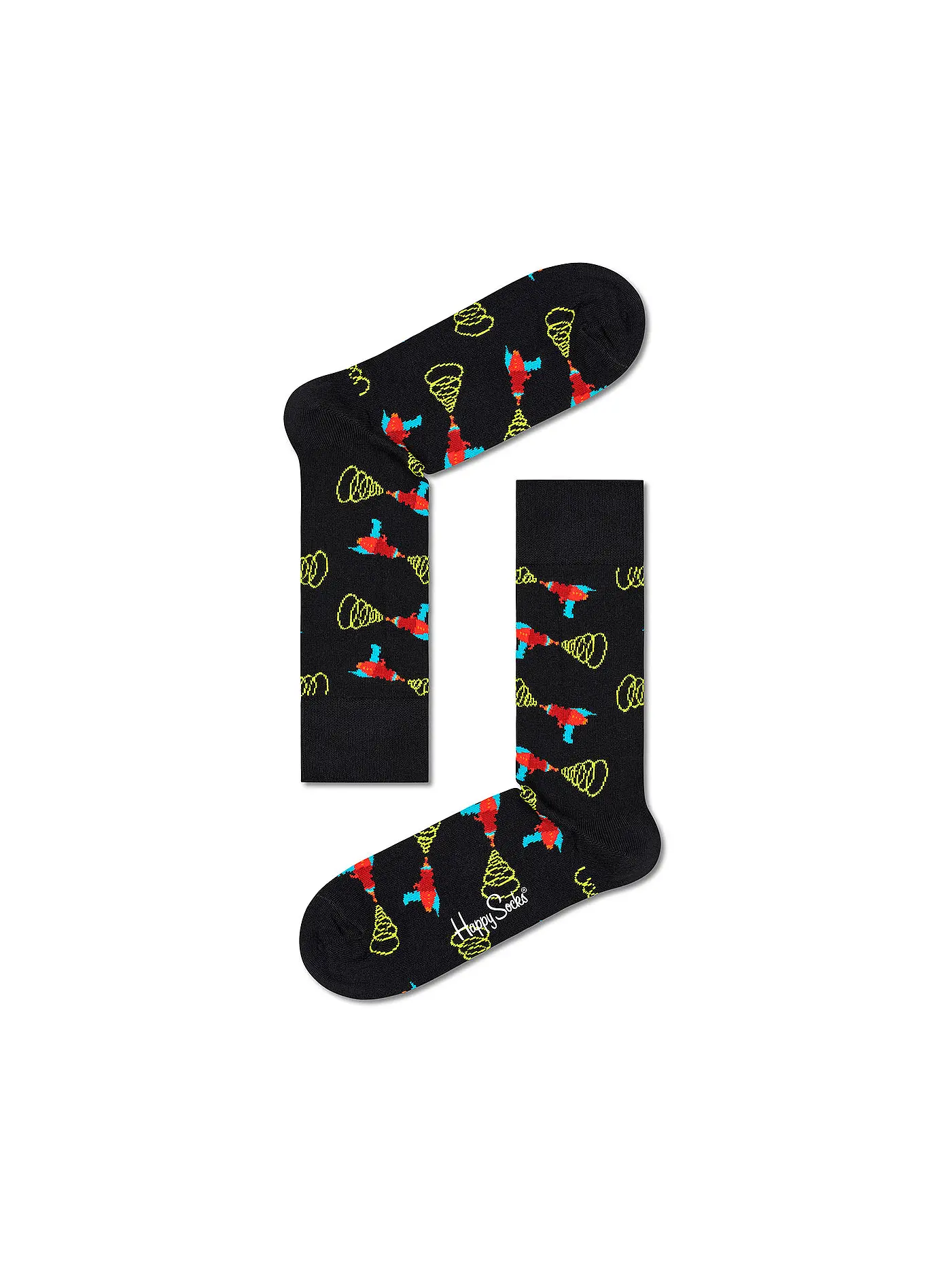 HAPPY SOCKS | Herren Socken LAZER QUEST black / multi | 